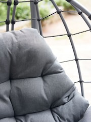 Pacific Anthracite Lyon Outdoor Hanging Single Chair - Image 3 of 6