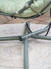 Pacific Moss Green Lyon Outdoor Hanging Single Chair - Image 3 of 6