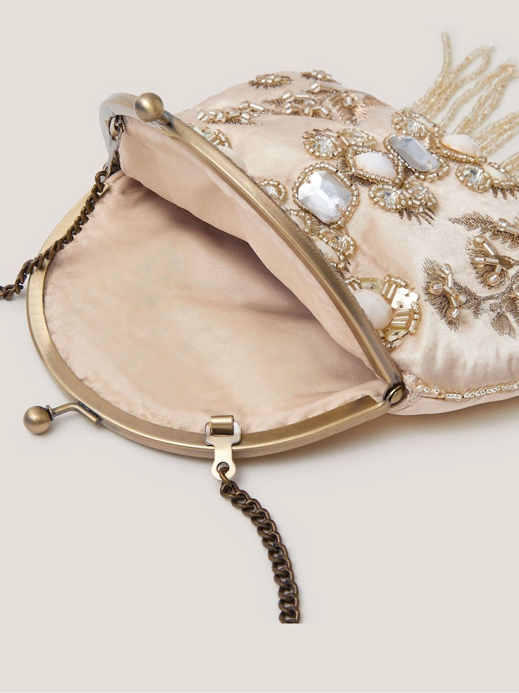Monsoon Adela Gemstone Embellished Tassel Purse - Image 3 of 3