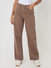 kayumanggi - Threadbare Straight Leg Jeans - Larawan 2 ng 5