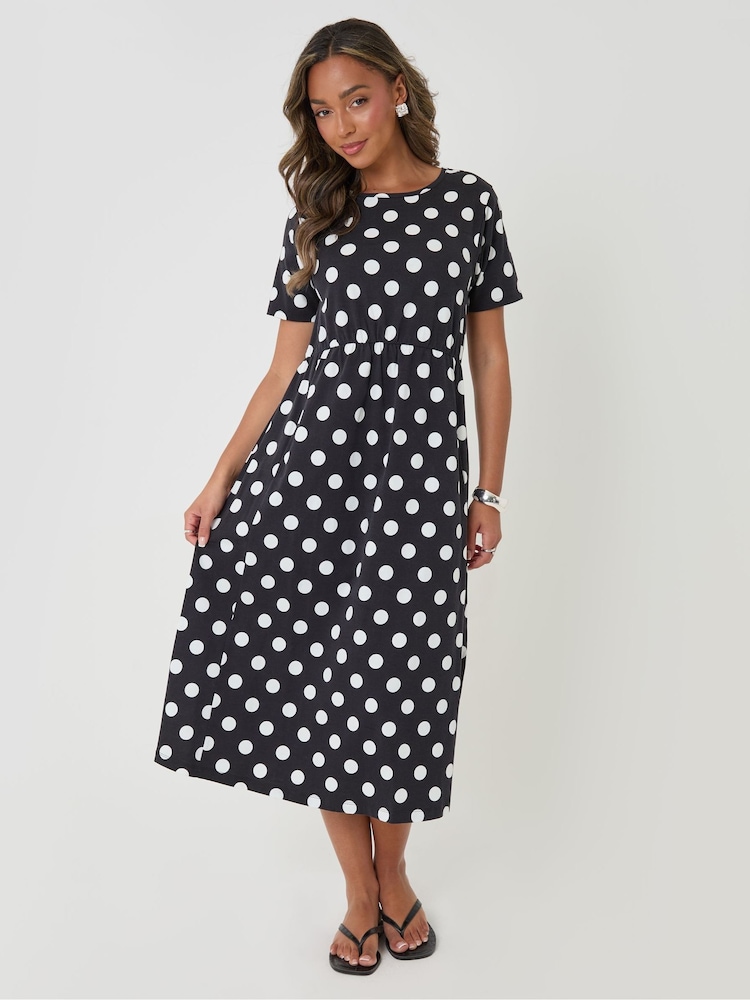 midi dress pockets Afternoon Daydream in Confetti Stripe, Size M Hang Or Line Dry It Has Pockets! Women's Dresses
