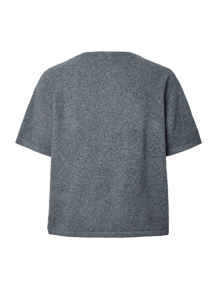 PIECES Grey Knit Cardigan - Image 5 of 5