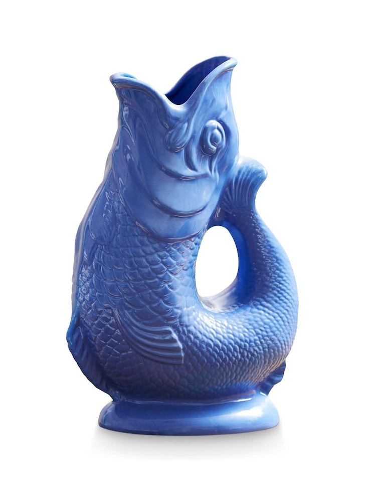 Wade Sea Blue Large Original Gurgle Fish Jug - Image 1 of 10