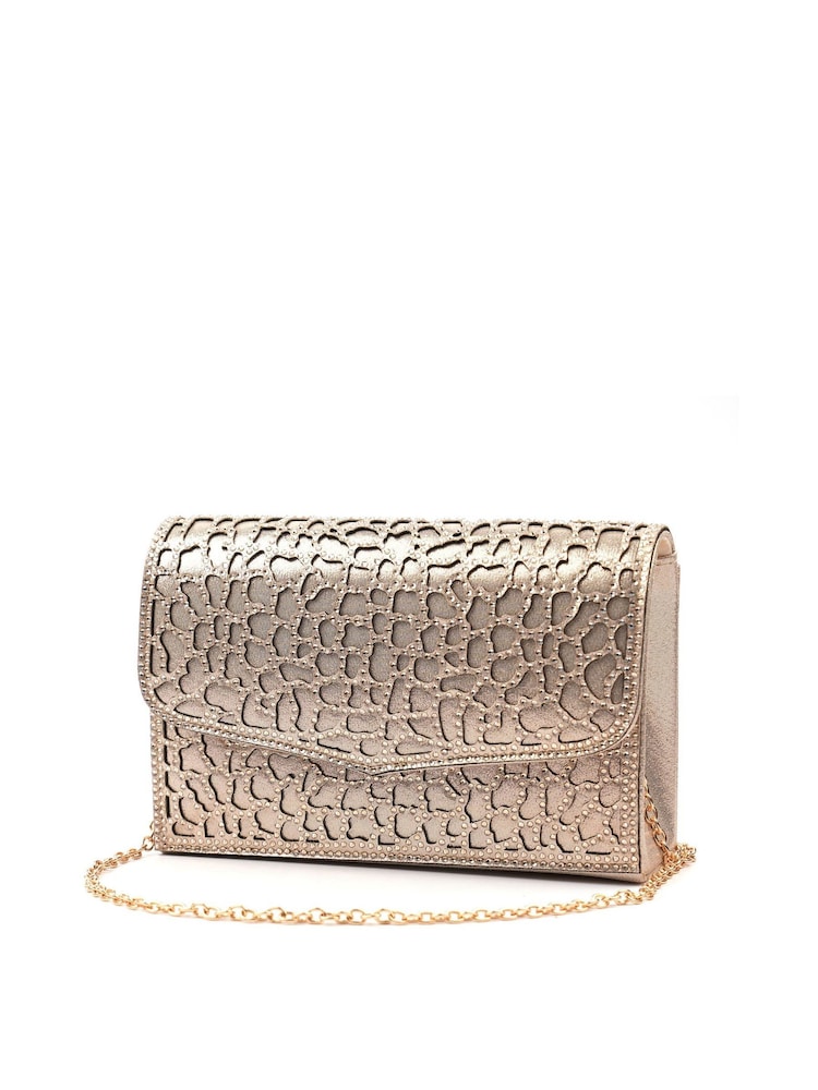 Oro - Lunar Ramona Clutch with Detachable Strap - Imagen 3 de 3