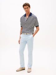 Tommy Hilfiger Blue Denton Straight Leg Twill Chinos - Image 2 of 5