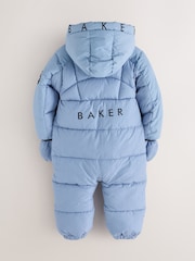 modra - Baker by Ted Baker Shower Resistant Padded Snowsuit - Slika 2 iz 6