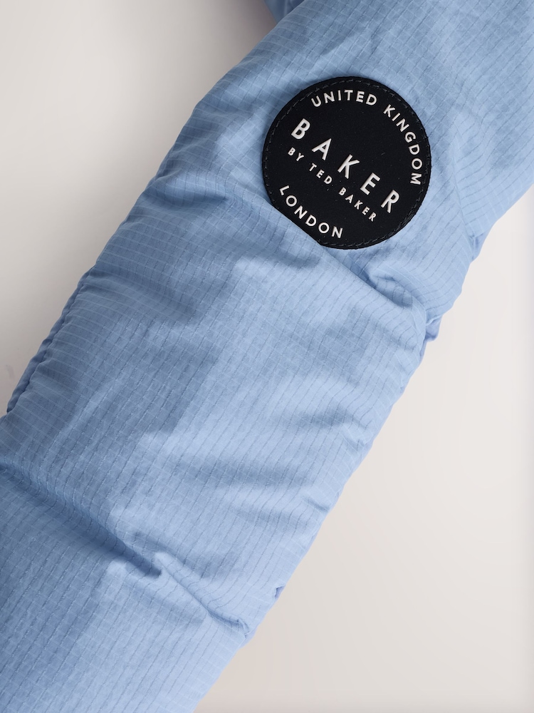 modra - Baker by Ted Baker Shower Resistant Padded Snowsuit - Slika 6 iz 6