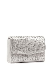 Plata - Lunar Ramona Clutch with Detachable Strap - Imagen 1 de 5