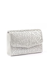 Plata - Lunar Ramona Clutch with Detachable Strap - Imagen 3 de 5