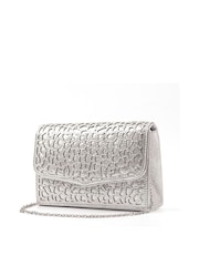 Plata - Lunar Ramona Clutch with Detachable Strap - Imagen 4 de 5