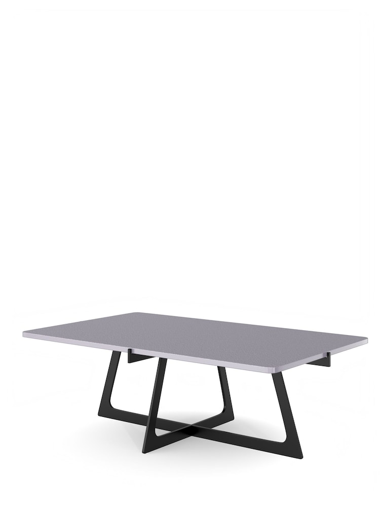 Centrepiece Grey Huron Rectangular Coffee Table - Image 4 of 4