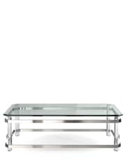 Centrepiece Silver Beaumont Rectangular Coffee Table - Image 2 of 4