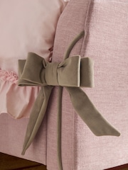 Cath Kidston Rose Thread Pink Chenille Bow Bed Frame - Image 3 of 5