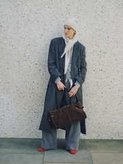 Grey N.Premium Cashmere Beanie Hat - Image 3 of 7