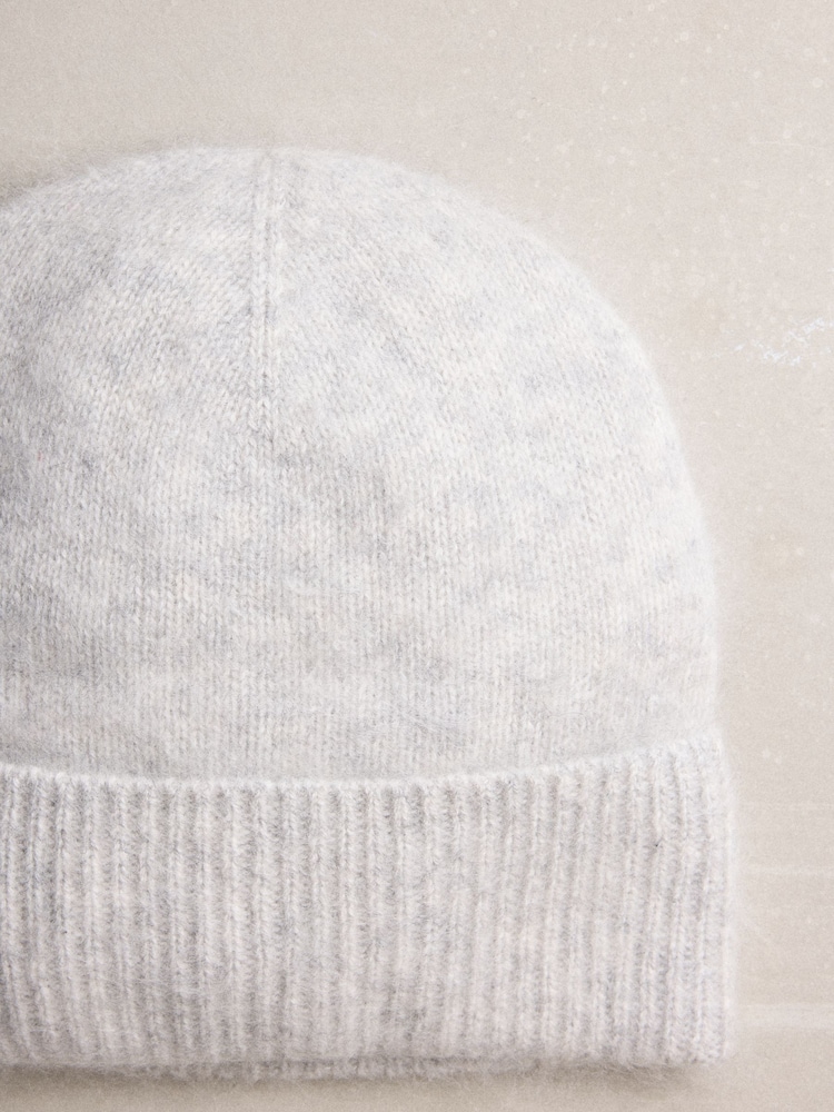 Grey N.Premium Cashmere Beanie Hat - Image 7 of 7