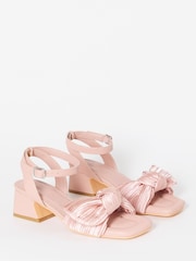 Απαλό ροζ - Simply Be Side Bow Low Block Heels - Εικόνα 2 του 4