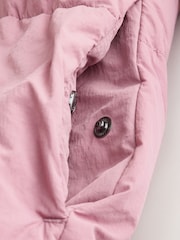 Baker by Ted Baker Pink Shower Resistant Longline Padded Coat - Image 13 of 16