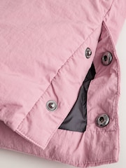 Baker by Ted Baker Pink Shower Resistant Longline Padded Coat - Image 14 of 16