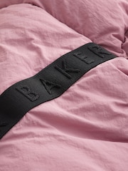Baker by Ted Baker Pink Shower Resistant Longline Padded Coat - Image 15 of 16