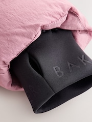 Baker by Ted Baker Pink Shower Resistant Longline Padded Coat - Image 16 of 16