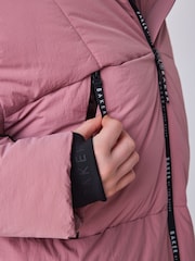 Baker by Ted Baker Pink Shower Resistant Longline Padded Coat - Image 5 of 7