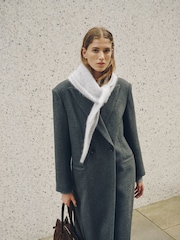 Grey N.Premium Triangle Scarf - Image 2 of 8
