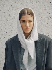 Grey N.Premium Triangle Scarf - Image 3 of 8