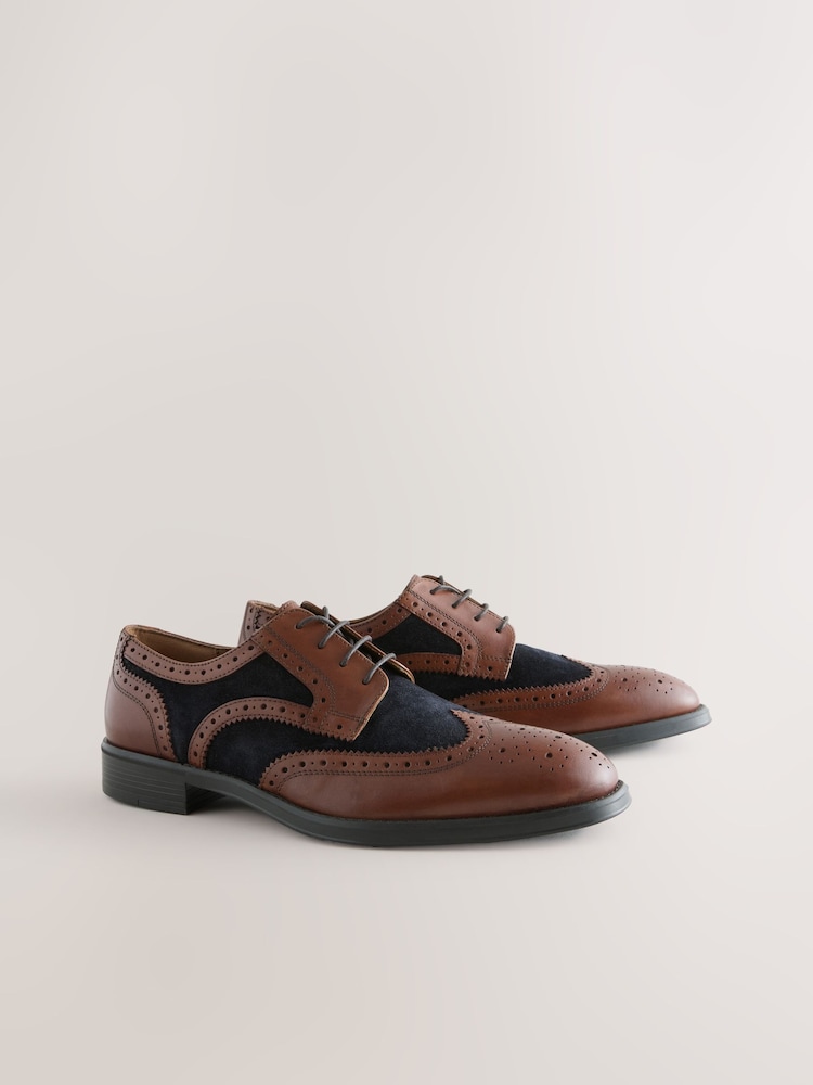 Marrón tostado - Zapatos Oxford de cuero - Imagen 1 de 7