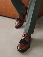 Marrón tostado - Zapatos Oxford de cuero - Imagen 3 de 7