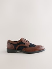 Marrón tostado - Zapatos Oxford de cuero - Imagen 4 de 7