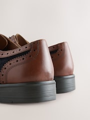 Marrón tostado - Zapatos Oxford de cuero - Imagen 7 de 7
