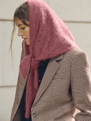 Burgandy/Red N.Premium Triangle Scarf - Image 3 of 8