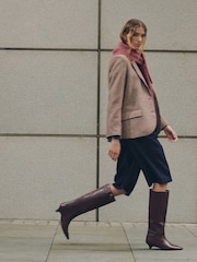 Burgandy/Red N.Premium Triangle Scarf - Image 5 of 8