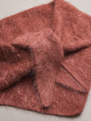 Burgandy/Red N.Premium Triangle Scarf - Image 7 of 8