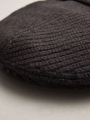 Chocolate Brown N.Premium Cashmere Beanie Hat - Image 3 of 3