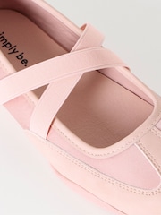 وردي - حذاء رياضي باليرينا بأحزمة من Simply Be - Image 4 of 4