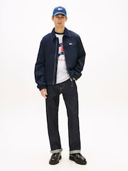 Tommy Jeans Blue Selvedge Regular Straight Leg Jeans - Image 2 of 5