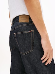 Tommy Jeans Blue Selvedge Regular Straight Leg Jeans - Image 4 of 5