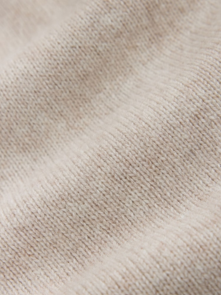 Oatmeal N.Premium Cashmere Scarf Tank Cover-Up - Image 8 of 8