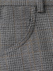 Mango Grey Check Straight Leg Trousers - Image 5 of 5
