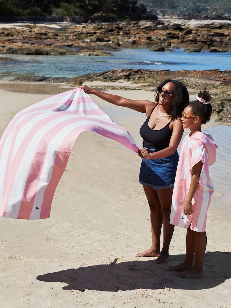Dock & Bay Malibu Pink Beach Pool Swim Quick Dry Poncho - Image 2 of 6