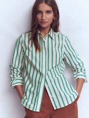 Boden Green Sienna Cotton Shirt - Image 4 of 6