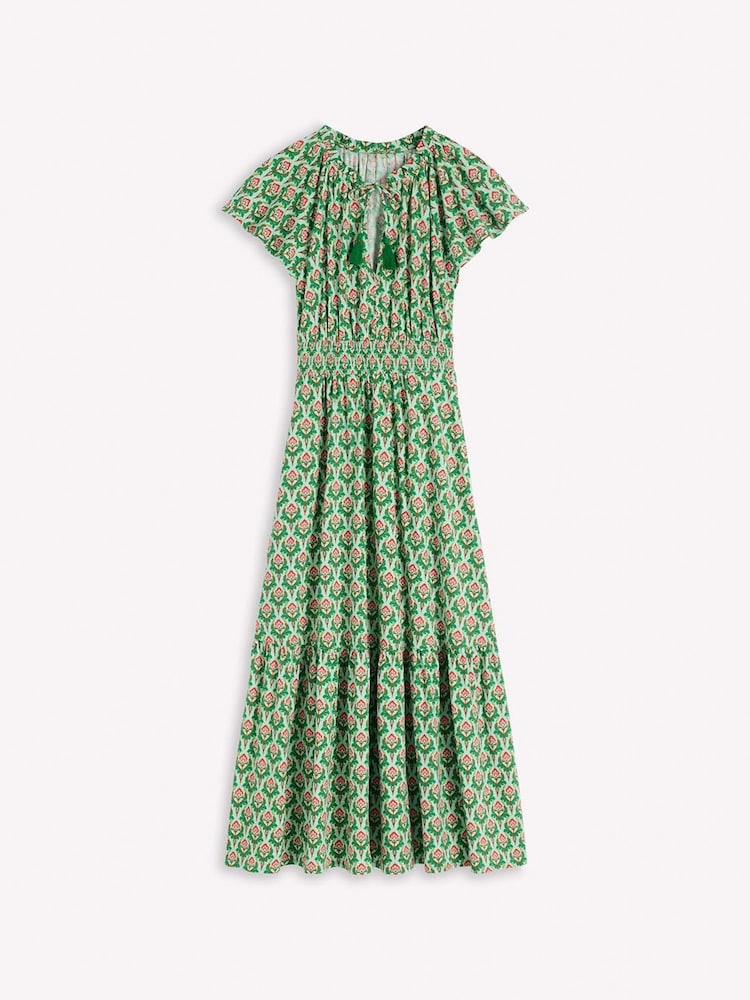 Boden Green Tala Tiered Jersey Maxi Dress - Image 5 of 5