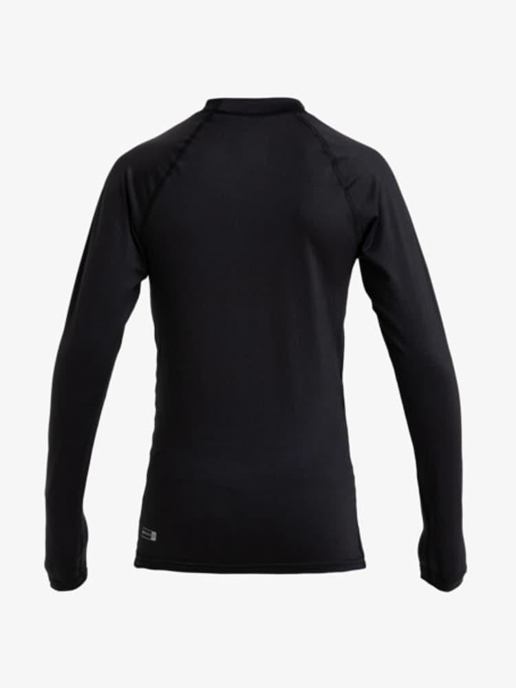 Quiksilver Black Everyday UPF50 Long Sleeve Logo Rash Vest - Image 2 of 2