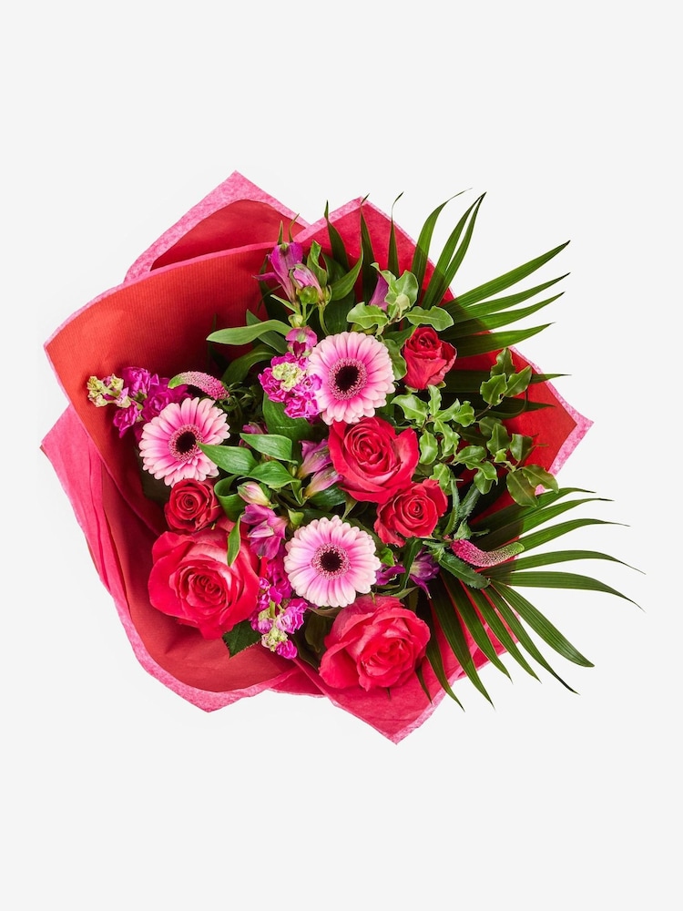 Red Valentine's Luxury Fresh Flower Bouquet - Image 4 of 4