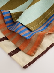Bright Stripes Baby Muslins Cloths 4 Pack - Image 2 of 4