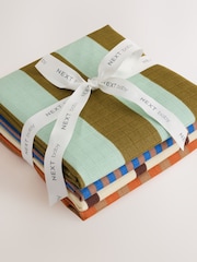 Bright Stripes Baby Muslins Cloths 4 Pack - Image 4 of 4