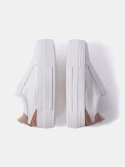 Mint Velvet White Ellie Platform Trainers - Image 4 of 6