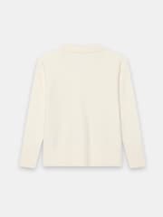 Mint Velvet White Wool Blend Knit Jumper - Image 8 of 8