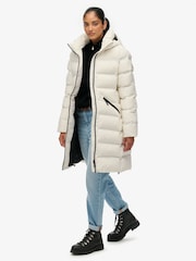 Superdry White City Mid Padded Jacket - Image 3 of 9